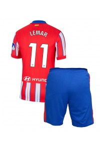 Atletico Madrid Thomas Lemar #11 Babytruitje Thuis tenue Kind 2024-25 Korte Mouw (+ Korte broeken)